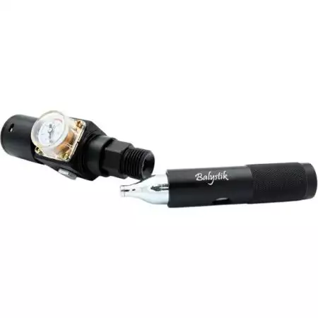 Adaptateur Sparclette Co2 12g R&eacute;gulateur HPA Manom&egrave;tre - Balystik