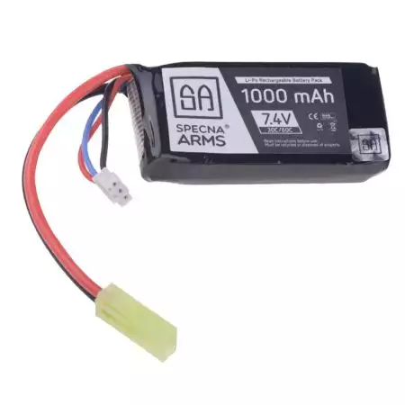 Batterie LI-PO AN/PEQ 7.4v - 1000mAh - 30/60C - Tamiya - Specna Arms