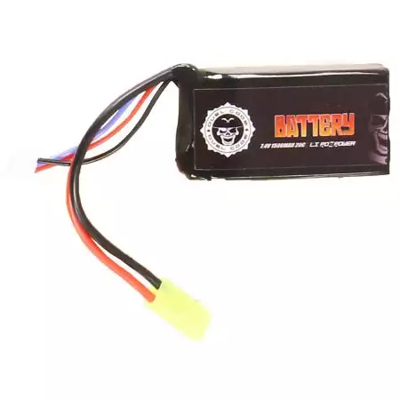 Batterie LI-PO AN/PEQ 7.4v - 1500 mAh - 20C - Mini-Tamiya - Duel Code