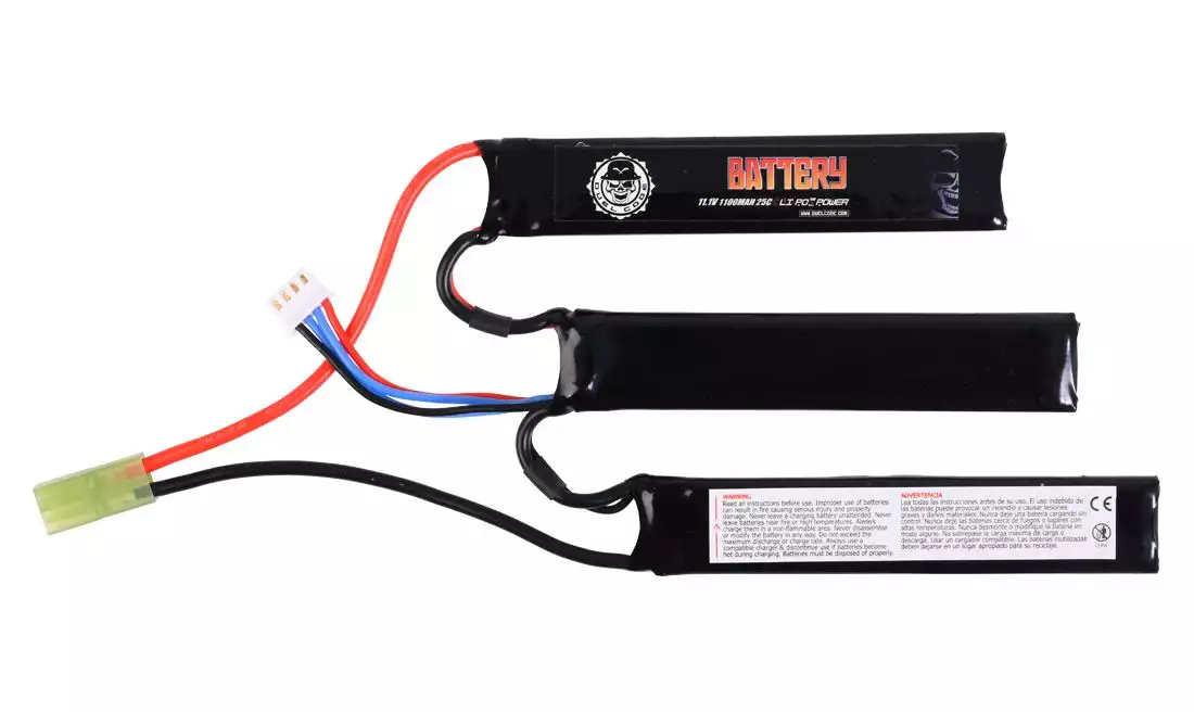 Batterie LI-PO Stick 11.1v - 1100mAh - 25C - Tamiya - Duel Code