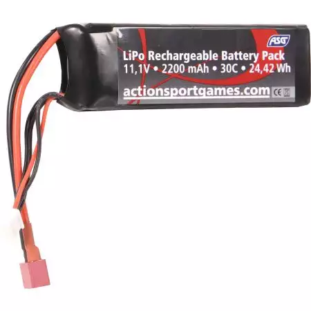 Batterie LI-PO Stick 11.1v - 2200mAh - 30C - T-Dean - ASG