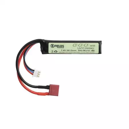Batterie LI-PO Stick 7.4v - 600mah - 20C - T-Dean - 8FIELDS