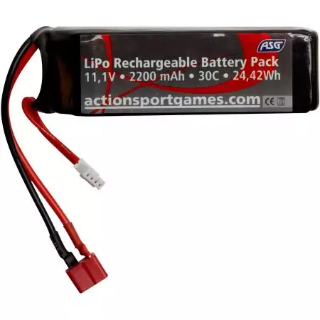Batterie LI-PO Stick (LiPO) 11.1 - 2200mAh - 30C - TDean - ASG