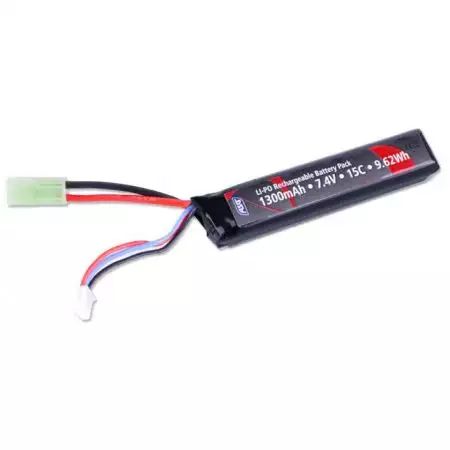 Batterie LI-PO Stick (LiPO) 7.4v - 1300mAh - 15c - ASG