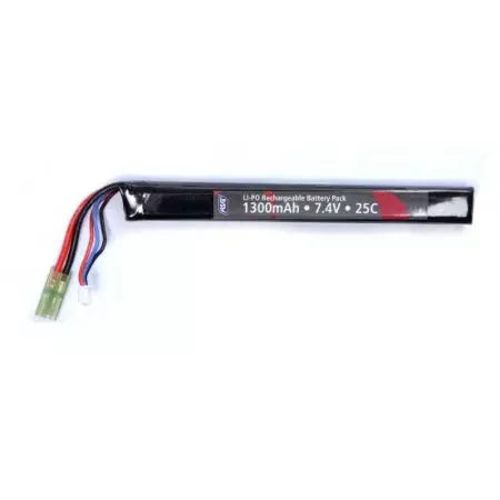 Batterie LI-PO Stick (LiPO) 7.4v - 1300mAh - 25c - 18568