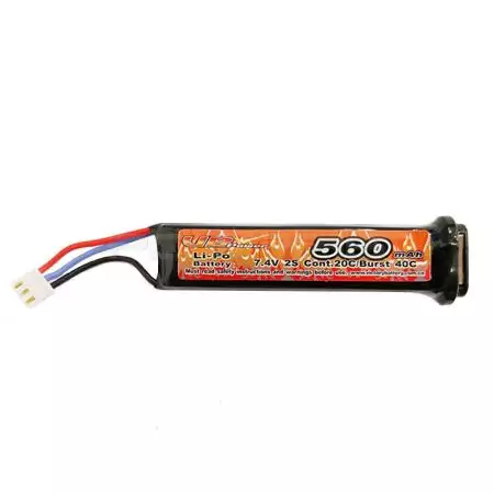 Batterie LI-PO Stick (LiPO) 7.4v - 560mAh - 20C pour AEP - VB Power