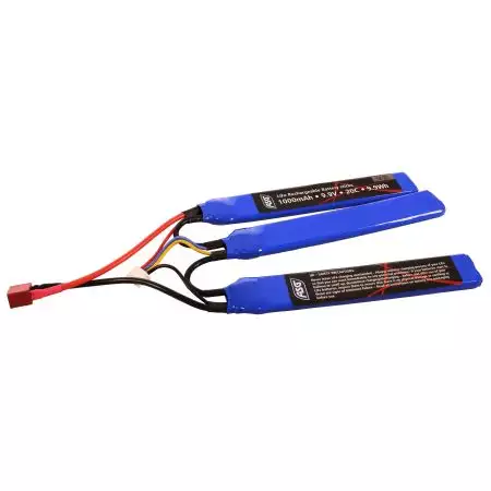 Batterie LiFe Sticks 9.9v - 1000 mAh - 20C - T-Dean - ASG