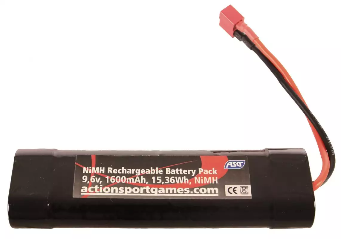 Batterie Nimh 9.6V - 1600 mAh - Mini - T-Dean - ASG