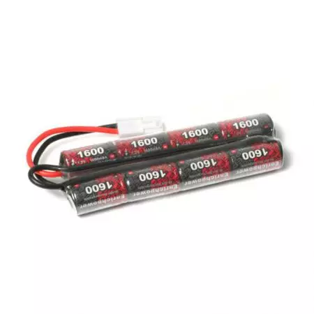 Batterie NiMH 9.6v - 1600mAh Type Nunchuck (8 éléments) - Mini Tamiya - Enrichpower