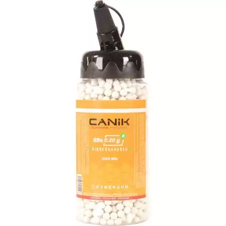 Biberon 2000 Billes 0.20g Bio CANiK - Blanches