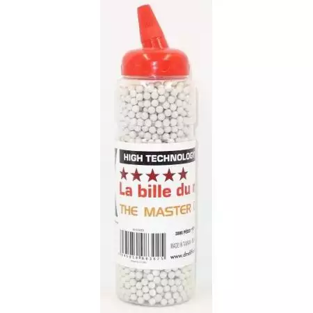 Biberon 3000 Billes Bio 0.25g Tanio Koba - Blanches