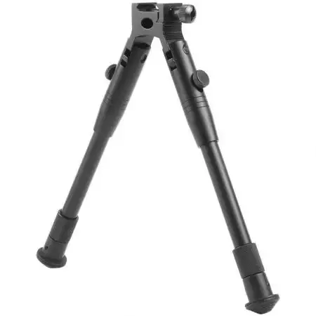 Bipied Pliable & Télescopique Metal Picatinny ACM - Noir