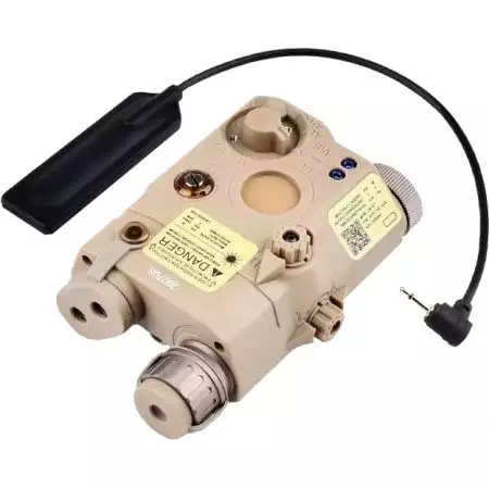 Bo&icirc;tier AN/PEQ 15 Lampe + Laser WADSN - Tan