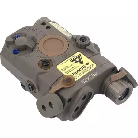 Bo&icirc;tier AN/PEQ Lampe + Laser WADSN - Tan