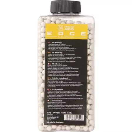 Bouteille 2700 Billes 0.20g Edge Ultra Specna Arms - Blanches