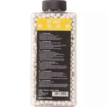 Bouteille 2700 Billes 0.28g Edge Ultra Specna Arms - Blanches