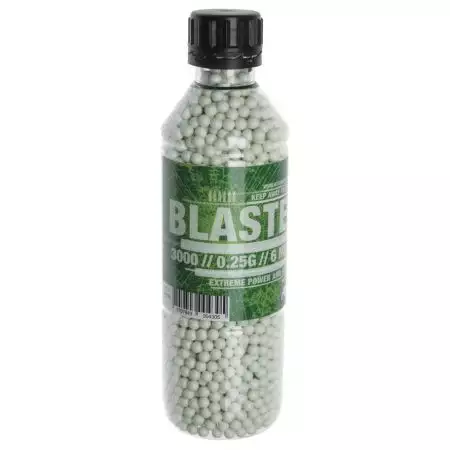 Bouteille 3000 Billes 0.25g Blaster - Blanches