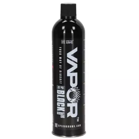 Bouteille Green Gaz Airsoft 217 PSI Vapor Specna Arms 600ml -  Noir