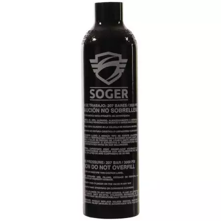 Bouteille HPA 0.2L - 3000 PSI - Alu - Soger