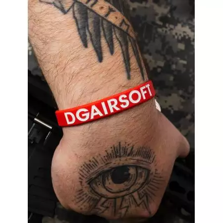 Bracelet Silicone Rouge - DG Airsoft