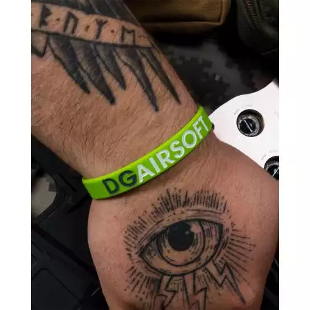 Bracelet Silicone Vert - DG Airsoft
