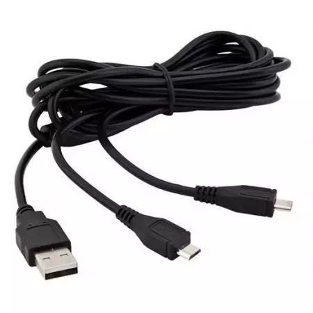 Câble de Charge USB pour 2 Manettes PS4 & Xbox One - Under Control