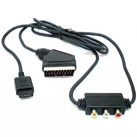 Câble péritel RGB pour console Ps3, Ps2 et Ps1 - 12490