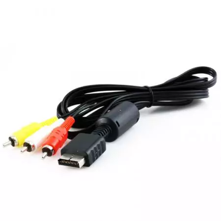 Cable Video Peritel RCA Console Sony Ps1 Ps2 & Ps3