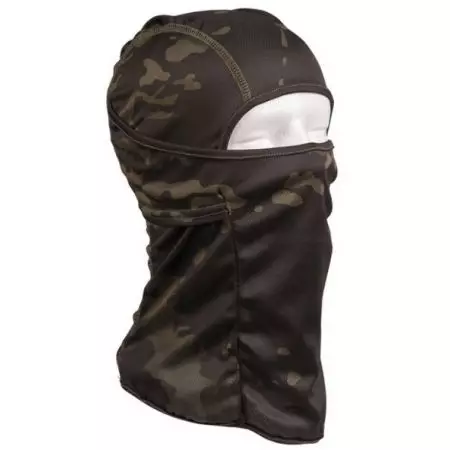 Cagoule 1 Trou Miltec - Multicam Noir