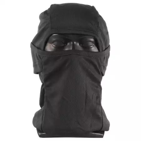 Cagoule 1 Trou Miltec - Noir