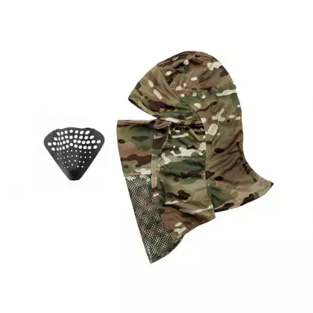 Cagoule Avec Masque Grillage Stalker TMC - Multicam