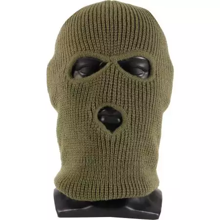 Cagoule Balaclava 3 Trous Miltec - Olive