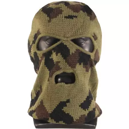 Cagoule Balaclava 3 Trous Miltec - Woodland
