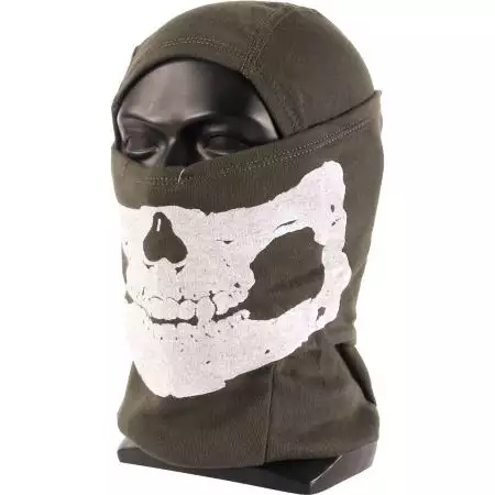 Cagoule Balaclava MPS Death Head Invader Gear - Olive