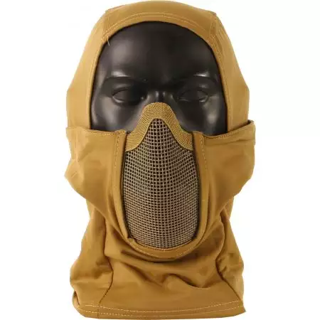 Cagoule Cobra Avec Masque Grillage Stalker GFC - Tan