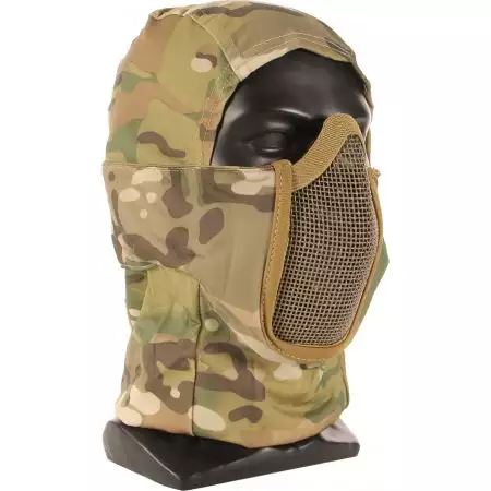 Cagoule Cobra Avec Masque Grillage Stalker Swiss Arms - Multicam