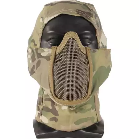 Cagoule Cobra Avec Masque Grillage Stalker Swiss Arms - Multicam