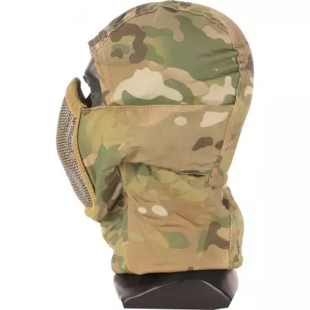 Cagoule Cobra Avec Masque Grillage Stalker Swiss Arms - Multicam