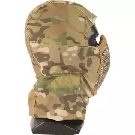 Cagoule Cobra Avec Masque Grillage Stalker Swiss Arms - Multicam