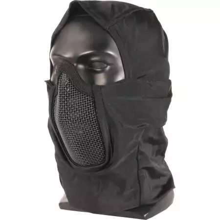 Cagoule Cobra Avec Masque Grillage Stalker Tactical OPS - Noir