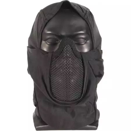 Cagoule Cobra Avec Masque Grillage Stalker Tactical OPS - Noir