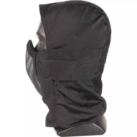 Cagoule Cobra Avec Masque Grillage Stalker Tactical OPS - Noir