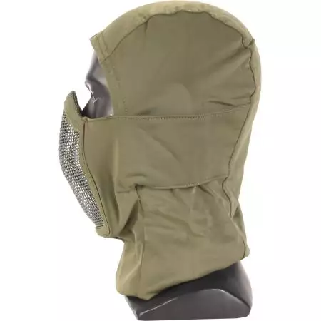 Cagoule Cobra Avec Masque Grillage Stalker Tactical OPS - Olive
