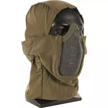 Cagoule Cobra Avec Masque Grillage Stalker WoSport - Olive
