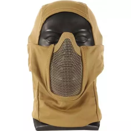 Cagoule Cobra Avec Masque Grillage Stalker WoSport - Tan