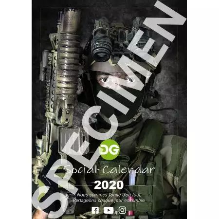 Calendrier 2020 Destockage-Games.com - Format Vertical à Spirale
