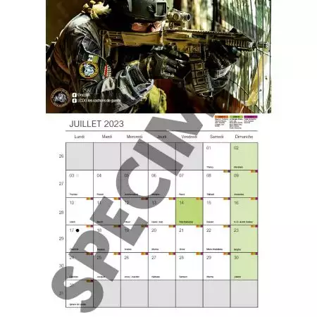 Calendrier Social Calendar 2023 DG - Format Vertical