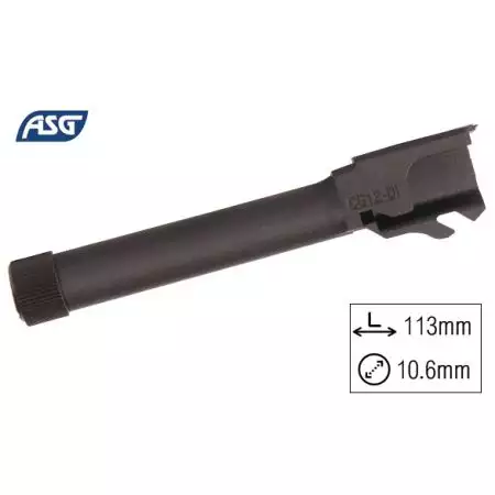 Canon Externe - Filetage 14mm - CZ P-10C ASG - Noir
