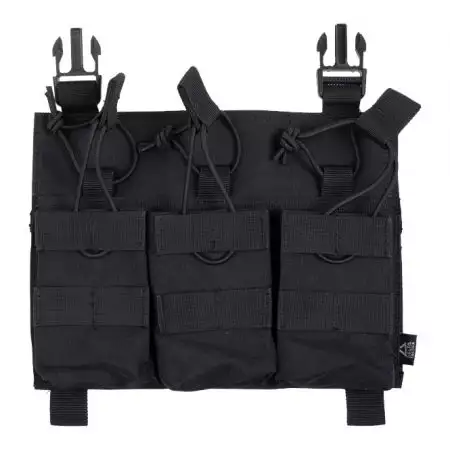 Carrier Panel Triple Poche Chargeur AK G36 Force Delta Tactics - Noir