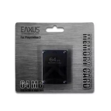 Carte Memoire (Memory Card) 64MB Pour Ps2 Eaxus